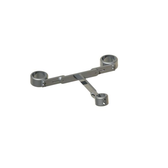 Horus Minoé Contemporary Collection - T Connection for Stand Pipes - Metal Gun 00.499-CF