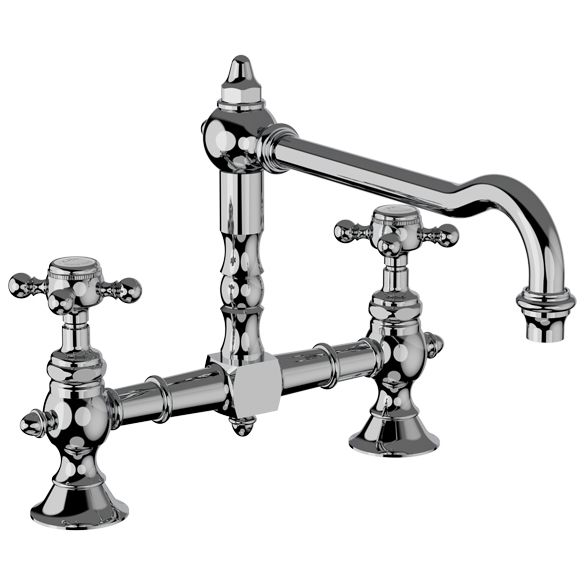 Horus Julia Victoria Julia Victoria Classic Collection - 2-hole Kitchen Mixer / No Waste - Chrome 01.101-CH