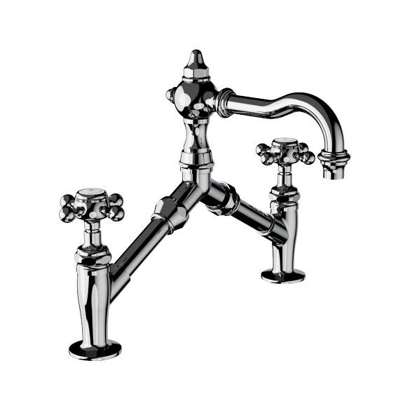 Horus Julia Victoria Julia Victoria Classic Collection - 2 Hole Basin Mixer - Chrome 01.227-CH