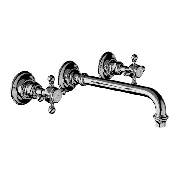 Horus Éloise Classic Collection - Concealed 3 Hole Basin Set - Matt Nickel 02.263-NM