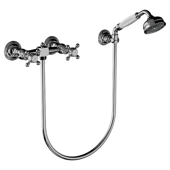 Horus Éloise Classic Collection - Complete Wall Shower Mixer - Chrome 02.516-CH