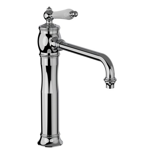 Horus Éloise Classic Collection - Single Lever Kitchen Mixer, Swivel Spout / No Waste - Chrome 02.703-CH