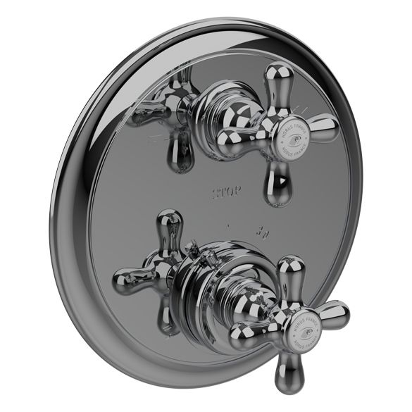 Horus Elsa Softness and Shyness Elsa Classic Collection - Trim for Thermostatic Mixing Valve Réf. 92.593 - Polished Nickel 04.502-NB