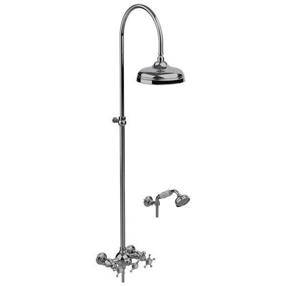Horus Anthea Classic Collection - Complete Wall Shower Mixer - Chrome 06.544-CH
