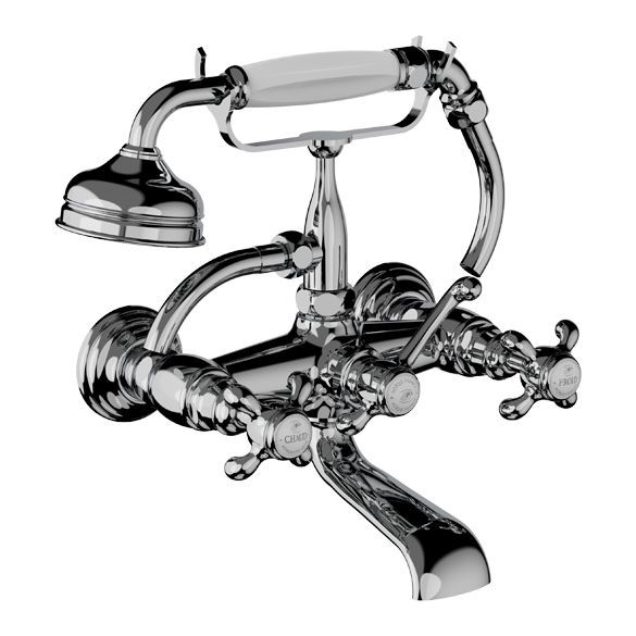 Horus Montmartre Classic Collection - Complete Wall Bath / Shower Mixer - Polished Nickel 07.424-NB