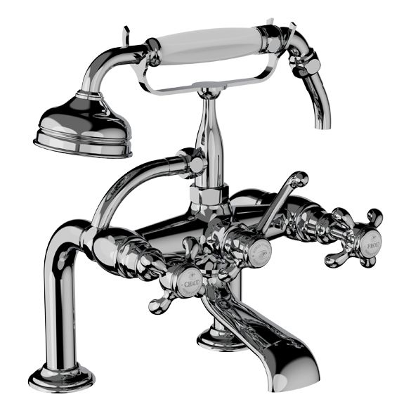 Horus Montmartre Classic Collection - Complete Deck Bath / Shower Mixer - Matt Nickel 07.425-NM