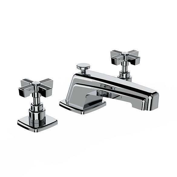 Horus Zéphyr Classic Collection - 3 Hole Basin Set with Pop-up Waste - Matt Black 16.260-NO