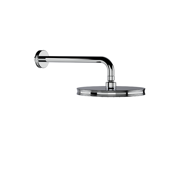 Horus Zéphyr Classic Collection - Shower Head Ø 210 Mm with Arm, Wall Mounted - Chrome 16.537-CH