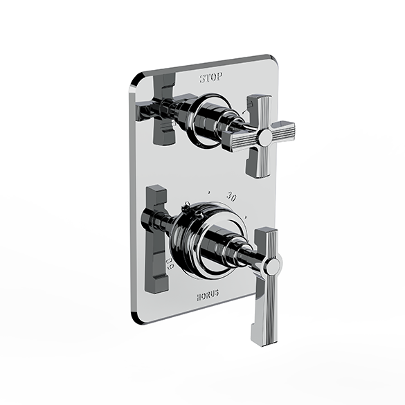 Horus Zéphyr Classic Collection - Trim for Thermostatic Mixing Valve Réf. 93.593 - Matt Black 17.508-NO