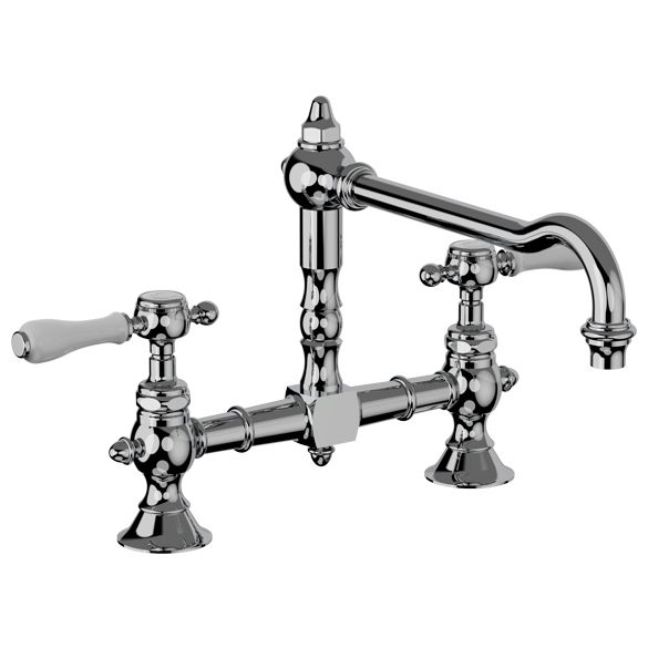 Horus Julia Victoria Julia Victoria Classic Collection - 2-hole Kitchen Mixer / No Waste - Chrome 19.101-CH