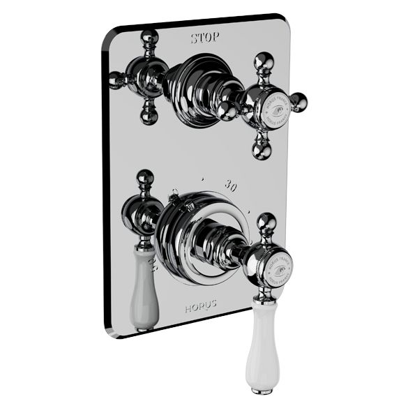 Horus Julia Victoria Julia Victoria Classic Collection - Trim for Thermostatic Mixing Valve Réf. 93.593 - Polished Nickel 19.508-NB