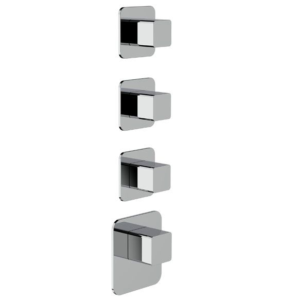 Horus Echo Equinox316 Collection - Trim for Thermostatic Mixer - Chrome 43.523-CH