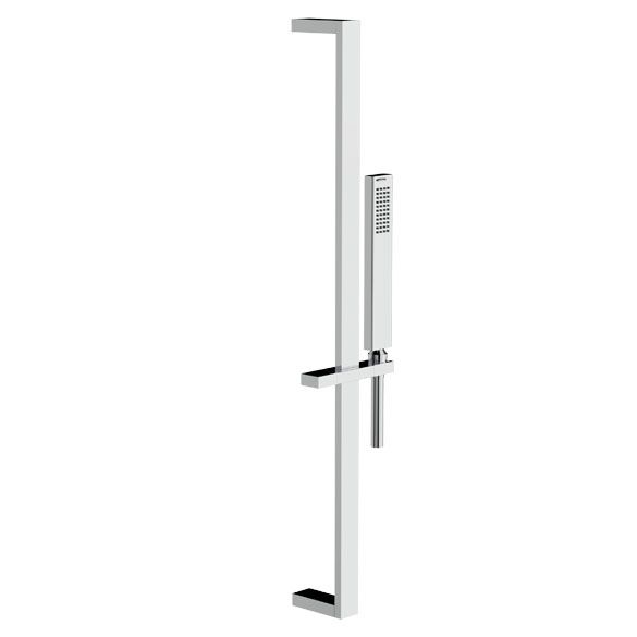 Horus Echo Equinox316 Collection - Shower Rail with Brass Handshower and Flexible Hose - Chrome 43.541-CH