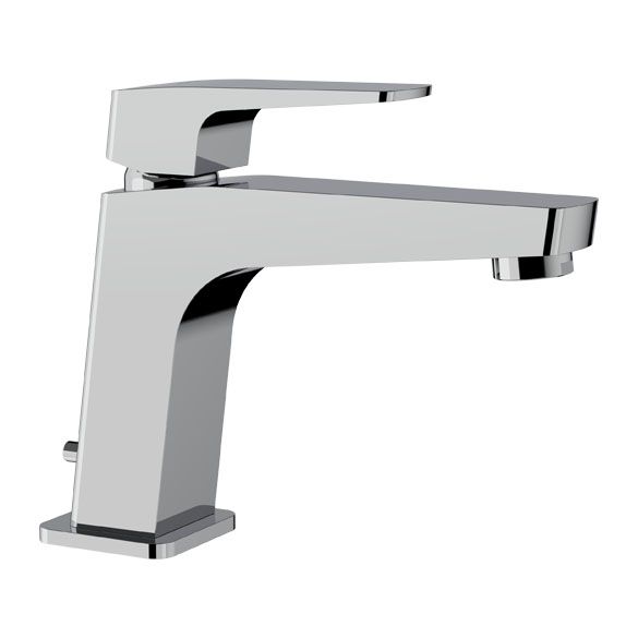 Horus Echo Equinox316 Collection - Single Lever Basin Mixer with Automatic Pop up Waste - Matt Black 43.778.E2-NO