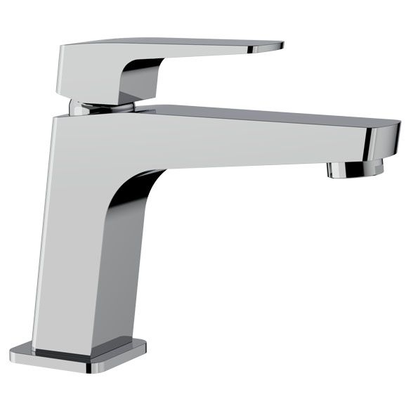 Horus Echo Equinox316 Collection - Single Lever Basin Mixer with up and down Drain - Matt Black 43.789.E2-NO
