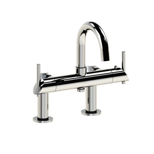 Horus Minoé Contemporary Collection - Complete Deck Thermostatic Bath-shower Mixer - Metal Gun 49.785-CF
