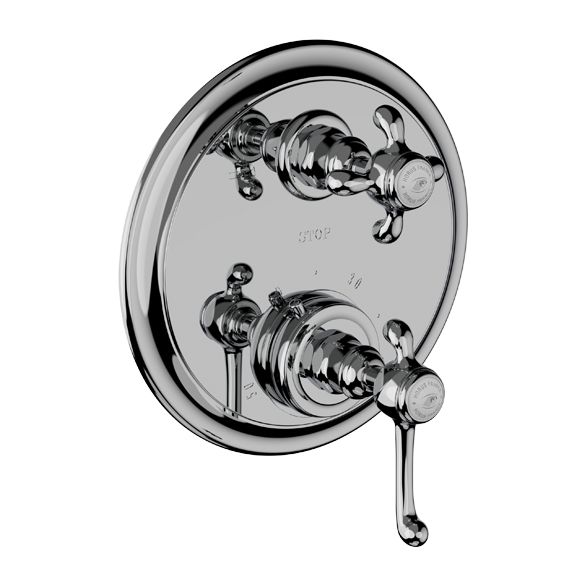 Horus Montmartre Classic Collection - Trim for Thermostatic Mixing Valve Réf. 92.593 - Chrome 50.502-CH