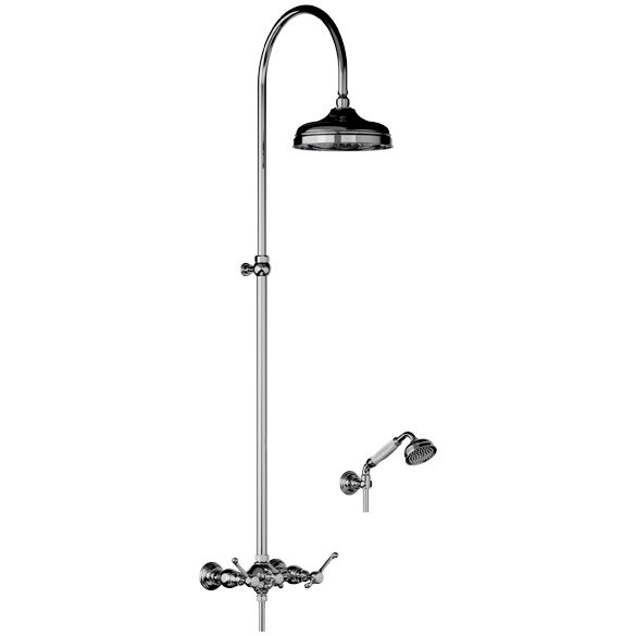 Horus Montmartre Classic Collection - Complete Wall Shower - Matt Nickel 50.544-NM
