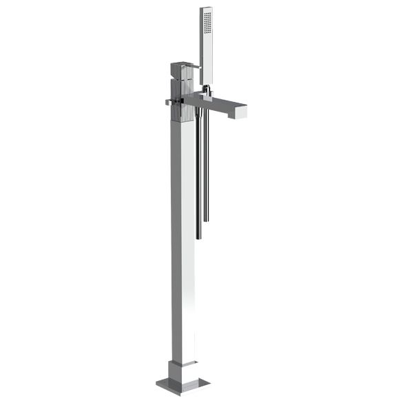 Horus Myriad Contemporary Collection - Complete Mixer + Pipes for Free Standing Bath - Private: Chrome / Myriad 55.798-CH