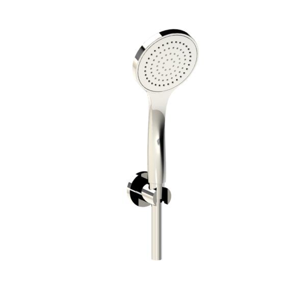 Horus Canopée Contemporary Collection - Shower Rail with Brass Handshower on Sliding Part and Flexible Hose - Chrome 60.582-CH