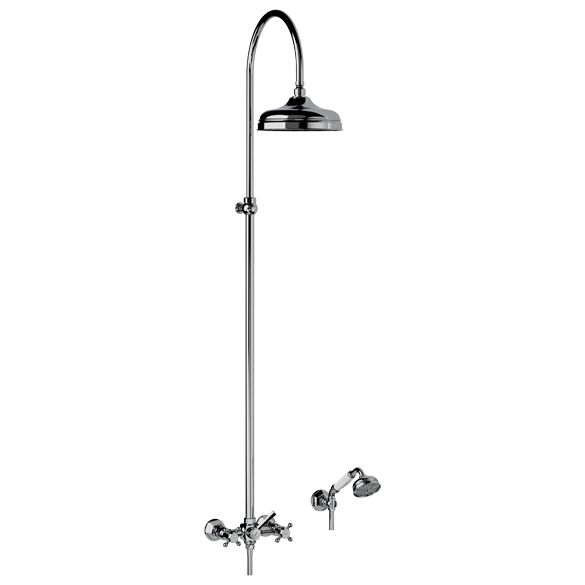 Horus Ascott Classic Collection - Complete Wall Shower Mixer - Matt Nickel 62.544-NM