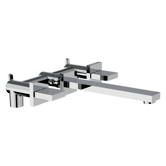 Horus Philae Equinox316 Collection - Concealed Wall 3 Hole Basin Set - Satin Brass 80.263.E2-LS