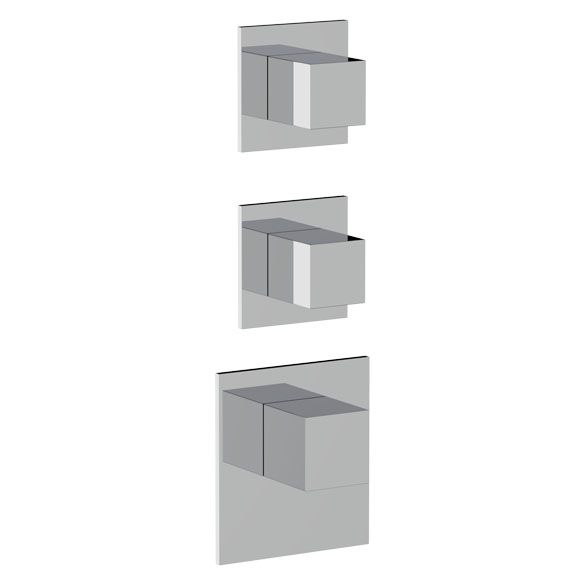 Horus Philae Equinox316 Collection - Trim for Thermostatic Mixer - Metal Gun 80.522-CF