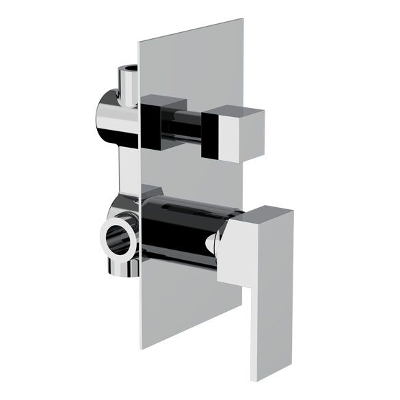 Horus Philae Equinox316 Collection - Concealed Shower Mixer - 2 Outlets with Diverter - Metal Gun 80.701.E2-CF