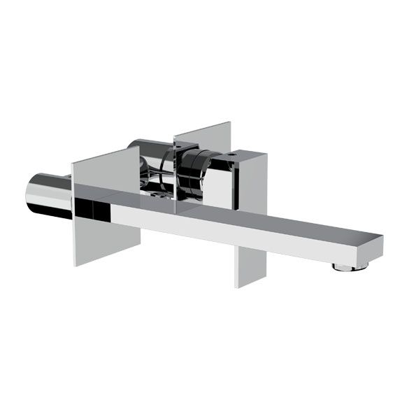 Horus Philae Equinox316 Collection - Concealed Wall 2 Hole Single Lever Basin Mixer - Metal Gun 80.762.E2-CF