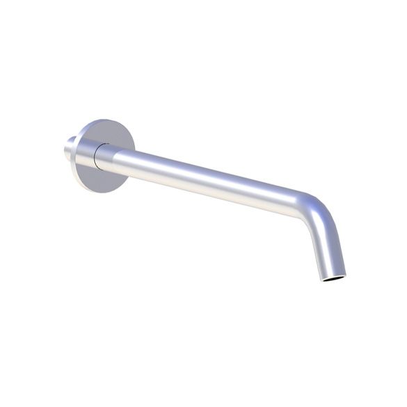 Horus Nouvelle Vague “part of Contemporary Collection - Wall Arm L. 300 Mm + Round Design Flange - Satin Brass 92.547-LS