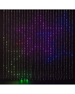 ΚΟΥΡΤΙΝΑ, 756 SMART MINI LED, ADAPTOR, ΕΛΕΓΧΟΣ ΜΕΣΩ ΕΦΑΡΜΟΓΗΣ, ΠΡΟΓΡΑΜΜΑ, R.CONTROL (TIMER, DIMMER), ΔΙΑΦΑΝΟ ΠΛΑΚΕ ΧΑΛΚΙΝΟ ΚΑΛΩΔΙΟ, RGBW LED (H200 x W200cm, 27 LINES x 28 LED), ΠΡΟΕΚΤΑΣΗ ΠΑΡΟΧΗΣ 5m, IP44 Eurolamp 600-11782