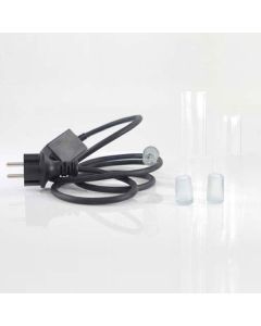 ΣET 5τεμ, ΚΑΛΩΔΙΟ 1.50m, ΤΑΠΑ ΚΑΙ ΣΥΝΔΕΣΜΟΣ ΓΙΑ LED ΔΙΚΑΝΑΛΟ ΦΩΤΟΣΩΛΗΝΑ, IP44 Eurolamp 600-22251