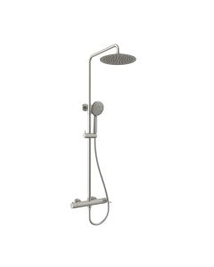Orabella Preciosa Brushed nickel - Στήλη ντουζ με στρόγγυλη κεφαλή Φ250 10392