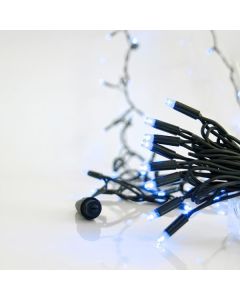 ΣΕΙΡΑ, 50 LED 5mm, ΜΠΑΤΑΡΙΑΣ 3xAA, ΧΡΟΝΟΔΙΑΚΟΠΤΗΣ, ΔΙΑΦΑΝΟ PVC ΚΑΛΩΔΙΟ, ΘΕΡΜΟ ΛΕΥΚΟ LED ΑΝΑ 10cm, ΠΡΟΕΚΤΑΣΗ ΠΑΡΟΧΗΣ 50cm, IP20 Eurolamp 600-11680