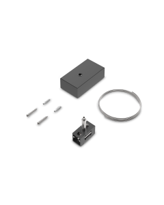 EGO KIT BI-EMISSION CABLE 2 MT + CEILING CUP BK Ideal Lux 322476