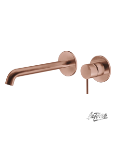 Μπαταρία Νιπτήρα Τοίχου Elle316 La Torre Inox PVD Rose-Gold 35032-811