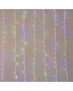 ΚΟΥΡΤΙΝΑ, 480 SYNCHRONOUS LED 5mm, 2 ΕΠΕΚΤΑΣΕΙΣ ΕΩΣ 2 ΣΕΤ, ΛΕΥΚΟ ΚΑΟΥΤΣΟΥΚ ΚΑΛΩΔΙΟ, SMART RGBW LED (H300 x W300cm, 16 ΣΕΙΡΕΣ x 30 LED), IP65 (ΧΩΡΙΣ ΚΑΛΩΔΙΟ ΠΑΡΟΧΗΣ, ΧΩΡΙΣ CONTROLLER) Eurolamp 600-11924
