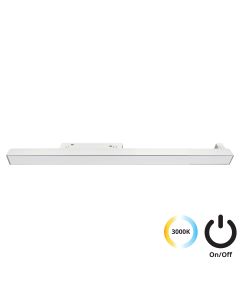 Linear Λευκό L:600 3 CCT switch Magnetic (ON-OFF) Viokef 4244304S