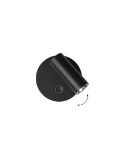 Φωτιστικό Τοίχου Μαύρο Tara Viokef 4319601