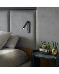 Φωτιστικό Τοίχου Μαύρο Abriel Viokef 4329300