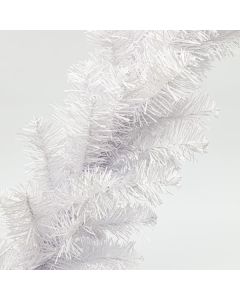 ΓΙΡΛΑΝΤΑ ΜΕ ΚΛΑΔΙΑ 270x30cm, 200 TIPS (ΠΑΧΟΣ ΤΩΝ TIPS 8cm- ΜΗΚΟΣ 17cm), ΛΕΥΚΟ ΧΡΩΜΑ Eurolamp 600-30322