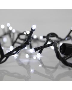 ΣΕΙΡΑ, 100 LED 3mm, 31V ΜΕΤΑΣΧΗΜΑΤΙΣΤΗ, 4 ΕΠΕΚΤΑΣΕΙΣ ΕΩΣ 3 ΣΕΤ, ΠΡΑΣΙΝΟ PVC ΚΑΛΩΔΙΟ, ΛΕΥΚΟ LED ANA 10cm, ΠΡΟΕΚΤΑΣΗ ΠΑΡΟΧΗΣ 3m, ΙΡ44 Eurolamp 600-11310