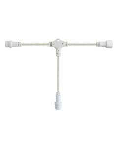 DIY, ΛΕΥΚΟ ΚΑΟΥΤΣΟΥΚ ΚΑΛΩΔΙΟ ΤΥΠΟΥ ΤΑΦ, 3 ΚΟΝΕΚΤΟΡΕΣ, 10cm, IP65 Eurolamp 600-11967