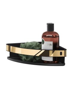 Tiger Cooper Ράφι Γωνιακό 21 cm Black / Polished gold 800563  800563