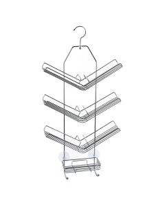 Κρεμαστή Ραφιέρα Chrome 33x9x58cm AWD02081933  AWD02081933
