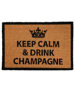 Πατάκι Εισόδου 40x60cm ''KEEP CALM & DRINK CHAMPAGNE'' MRShome  DF-0007003