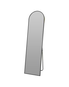 Επιδαπέδιος Καθρέπτης Αλουμινίου 150cm Black MRShome  DF-0042000