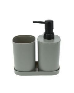 Σετ Μπάνιου από PP 3 Τεμαχίων Grey MRShome  DF-0057002