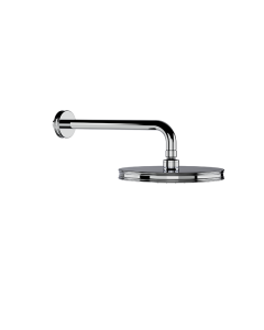 Horus Zéphyr Classic Collection - Shower Head Ø 210 Mm with Arm, Wall Mounted - Satin Brass 16.537-LS