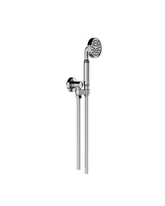 Horus Zéphyr Classic Collection - Wall Shower Set with Wall Hook, Flexible Hose and Handspray - Metal Gun 16.589-CF